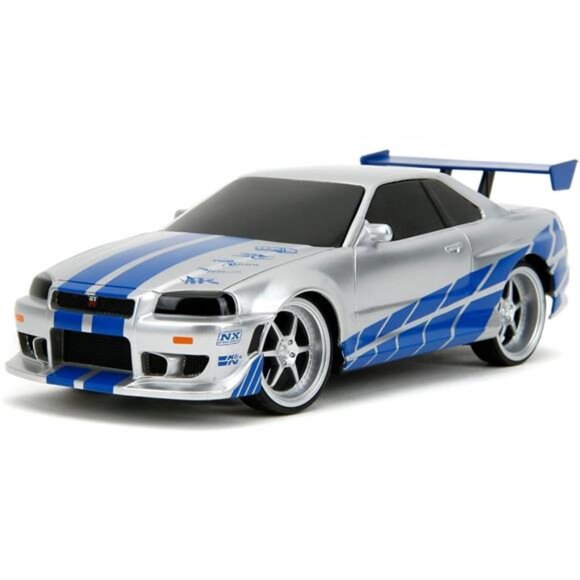 Fast & Furious 1:24 2002 Nissan GT-R R34 Remote Control Car RC with 2.4GHz, Toys - Picture 3 of 7